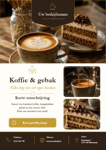 Koffie & gebak — voorkant
