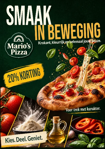 Mario's Pizza · voorbeeld 2