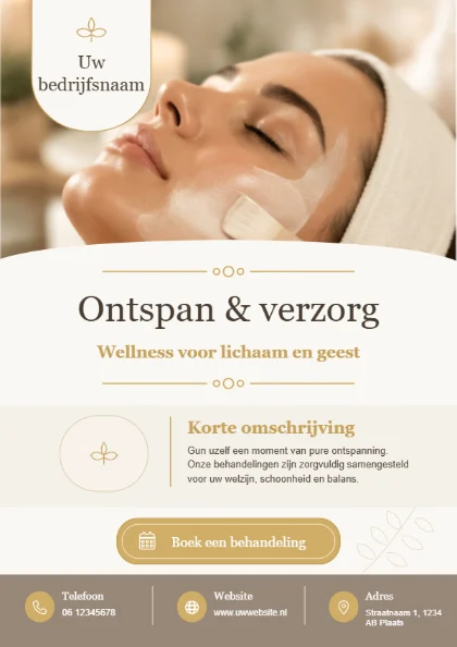 Ontspan & verzorg — voorkant